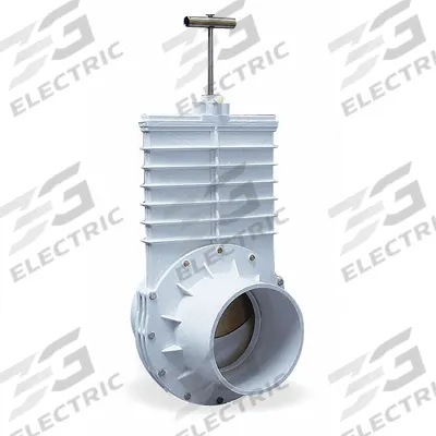 VALTERRA Gate Valve: 6 in Size, PVC, Rising, Slip x Slip, 10 psi CWP, Lever - Rising Stem PVC General Purpose Gate Valves