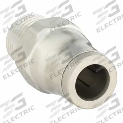 LEGRIS Push-Fit Adapter Fitting: 1/2 in OD x 1/2 in Pipe Size, Push-to-Connect x MNPT - Stainless Steel Tube Fittings