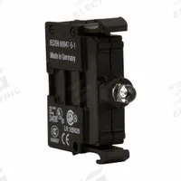 EATON Lamp Module: 22 mm Size, White, LED, 30 V AC/DC Rating, No Transformer (MPN M22-FLED-RG). Key specifications — Compatible Operator: Selector Switch; Compatible with Series: M22; Terminal Connection Type: Screw Clamp Terminals; Brand: EATON; Manufacturer Part Number: M22-FLED-RG; Includes Bulb: Bulb Included.