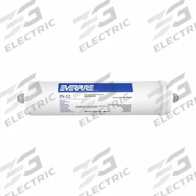EVERPURE Water Filter Cartridge: 0.75 gpm, 10 1/2 in Overall Ht - Inline Multi-Purpose Water Filters