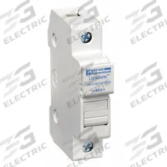 MERSEN Fuse Block: Finger-Safe, 1 Pole, 600 V AC, DIN Rail Mounting, Pressure Plate Termination (MPN USCC1). Key specifications — Brand: MERSEN.