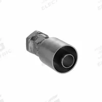 PARKER Hydraulic Crimp Fitting: Steel x Steel, Straight, -20 For Hose Dash Size, Female x Genderless (MPN 1JC77-20-20). Key specifications — Fitting Gender: Female x Genderless; Fitting Connection Type: ORS x Crimp; For Hose Dash Size: -20; Thread Size: 0.511"-27; Brand: PARKER.