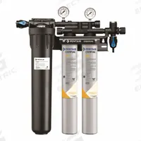 EVERPURE Water Filtration System: 0.2 micron, 5 gpm, 50,000 gal, 25 1/4 in Overall Ht (MPN EV932852). Key specifications — Connection Type: NPT; Filter Media: Carbon; Reduces: Chlorine Odor; Brand: EVERPURE.