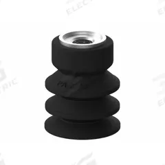 PIAB Vacuum Pad Assembly: Multi-Bellows, G3/8 in, 32 mm Pad Dia, Nitrile/PVC, Black, 60A, PAXB (MPN S.PAXB32NP60.G38M.01). Key specifications — attr1019101: S.PAXB32NP60.G38M.01; attr1019103: PIAB; attr1019107: 60A.