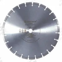 HUSQVARNA Diamond Saw Blade: Granite/Reinforced Concrete, 20 in Blade Dia., 1 in Arbor Size, Wet (MPN F620C-20). Key specifications — attr1097734: Wet; attr1097738: Large Flat Saw; attr1097751: HUSQVARNA.