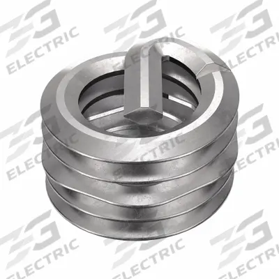 HELI-COIL Helical Insert: Tanged Tang Style, Free-Running, M6-1.00 Thread Size, Plain - Free-Running Tanged Helical Inserts