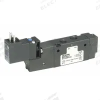 PARKER Solenoid Air Control Valve: B8, Four-Way / Two-Position, Single Solenoid, 120V AC, 3/4 in NPT (MPN B814BB553A). Key specifications — attr1084839: DIN Solenoid Connector; attr1093196: Solenoid Coil Included; attr1084853: Internal Pilot; attr1084865: Non-Locking; attr1084872: Solenoid Air Control Valve; attr1084885: Single Solenoid; attr1084828: B814BB553A; attr1084832: PARKER.