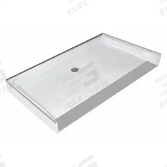 FIAT PRODUCTS Shower Floor: Rectangle, Barrier Free Threshold, Terrazzo, 38 5/8 in Overall Lg (MPN ADAWN6036081). Key specifications — Material: Terrazzo; Drain Location: Center; Brand: FIAT PRODUCTS.