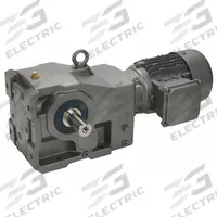 NORD AC Gearmotor: Right Angle, Single Output Shaft, 3-Phase, TEFC, 17 RPM, 1,770 in-lb Max Torque (MPN SK9012.1-71L/4-97.36-A). Key specifications — Brand: NORD; Full Load Current: 1.9/0.95 A.