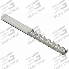 APPROVED VENDOR Square End Mill: Carbide, 3 Flute, 1/4" Mill Dia, 2" LOC, 4" OAL (MPN 273-252000)