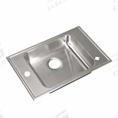 JUST MANUFACTURING Classroom Sink: 25 in Overall Lg, 17 in Overall Wd, 5 1/2 in Bowl Dp, Silver (MPN CRAADA1725A55LM-J). Key specifications — Brand: JUST MANUFACTURING; Sink Material: Stainless Steel.