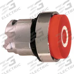 SCHNEIDER Extended Push Button: Red, 22 mm Mounting Size, Metallic, Momentary (MPN ZB4BL432). Key specifications — Brand: SCHNEIDER; Action: Momentary; Legend: O; Series: XB4; Push Button Material Type: Metallic.