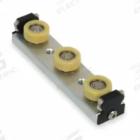 BISHOP-WISECARVER Linear Guide Carriage Assembly: PW, Size 0, 3-Roller Assembly, Ball (MPN UT0WPAPR). Key specifications — For Use With: Vee Profile; Product Type: Ball; Carriage Material: Aluminum; For Rail Size: Size 0.