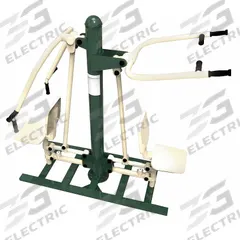 TRIACTIVE USA Combo Press/Pull: 71 in Overall Ht, 78 in Overall Lg, 36 in Overall Wd, Beige/Green (MPN CSPB)