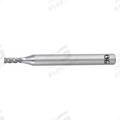 OSG A BRAND Square End Mill: Carbide, 4 Flute, 8 mm Mill Dia, 19 mm LOC - Fast-Cutting Carbide Square End Mills for Hardened Materials