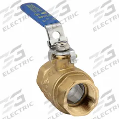 APPROVED VENDOR Manual Two-Way Ball Valve: 1 in, Straight, FNPT x FNPT, 600 psi Max. Pressure (CWP) (MPN 32H973). Key specifications — Brand: APPROVED VENDOR; Handle: Locking Lever.