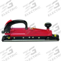 CHICAGO PNEUMATIC Air Sander: Inline, 14 cfm, Non-Vacuum, 5,000 RPM Max, 104 dBA Sound Level (MPN CP7268). Key specifications — attr1320331: D-Handle; attr1320360: CHICAGO PNEUMATIC; attr1330282: 17-1/2 in x 2-3/4 in.