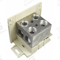 BURNDY Power Distribution Block: Open, Lug, Lug, 4 AWG – 500 kcmil For Line Side Wire Sizes (MPN BDBLCS6VA). Key specifications — attr1361688: DIN-Rail; attr1308686: BURNDY; attr1361672: Aluminum.