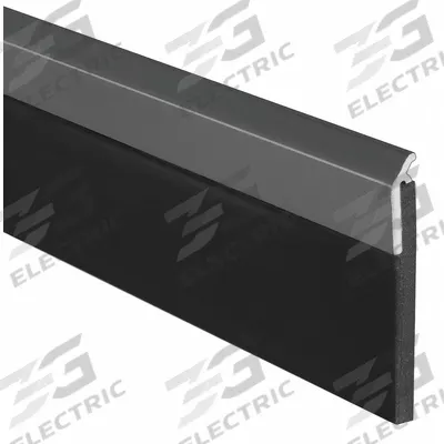 NATIONAL GUARD Door Sweep: Single Fin Insert, Aluminum, 36 in Lg, 3 1/16 in Wd - Door Sweeps
