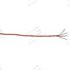 CAROL Fire Alarm Cable: 1,000 ft Cable Lg, Riser, Riser, S-R PVC, Semi-Rigid PVC, Red, PVC, 0 Pairs (MPN E1514S.41.03). Key specifications — Brand: CAROL; Conductor Gauge: 16 AWG; Jacket Material: PVC; Solid/Stranded: Solid.