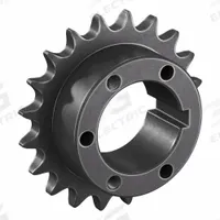 TSUBAKI Sprocket: For 50 Chain, 20 Teeth, 3.995 in Pitch Dia, 4.321 in Outside Dia, Steel (MPN 50P20). Key specifications — Brand: TSUBAKI; Required Bushing Series: P1.