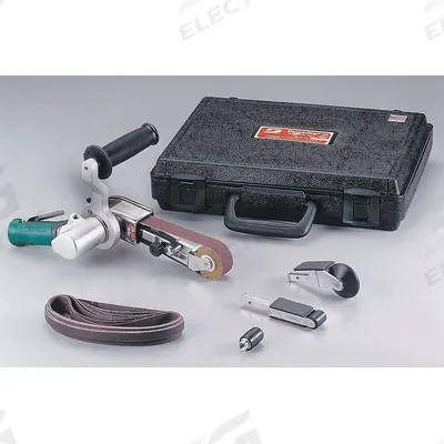 DYNABRADE Air Belt Sander Kit: 1 in Belt Wd, 18 in Belt Lg, Pivoting Arm, Heavy Duty - Belt Sander Kits