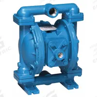 SANDPIPER Double Diaphragm Pump: Cast Iron Body, 1 in, NPT Connection, 45 gpm, 289 ft Max. Head (MPN S1FB1I1WANS000.). Key specifications — Brand: SANDPIPER; Seat Material: PE; Check Valve Material: Santoprene.