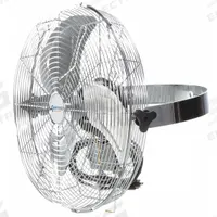 AIRMASTER FAN Mounted Fan: 18 in Blade Dia, 115V AC, 1/8 hp Motor HP, Non-Oscillating, Yoke (MPN 78972). Key specifications — Brand: AIRMASTER FAN; Voltage: 115V AC; Number of Speeds: 3; Oscillation: Non-Oscillating; Mounting Type: Yoke.