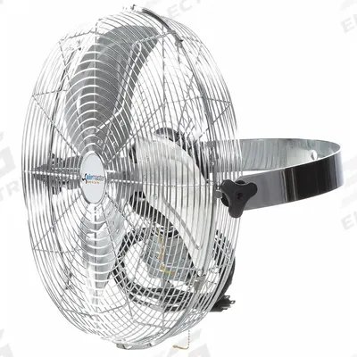 AIRMASTER FAN Mounted Fan: 18 in Blade Dia, 115V AC, 1/8 hp Motor HP, Non-Oscillating - Standard Industrial Wall-Mount Fans