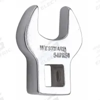WESTWARD Crowfoot Socket Wrench: Alloy Steel, Chrome, 3/8 in Drive Size, 15 mm Head Size, Rounded (MPN 54PR51). Key specifications — attr309661: Alloy Steel; attr309662: Chrome; attr324934: WESTWARD.