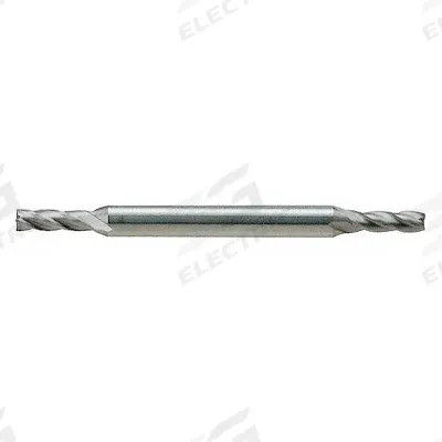 YG-1 Square End Mill: High Speed Steel, TiCN Coated, Double End, 4 Flute, 11/64" Mill Dia - Double-End High-Speed Steel Square End Mills
