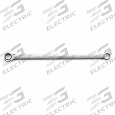 GEARWRENCH Box End Wrench: Steel, Chrome, 22 mm Head Size, 17 1/8 in Overall Lg - Metric, Double End, 12-Point, Ratcheting Box End Wrenches