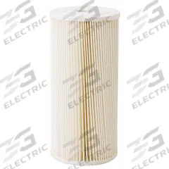 PENTAIR/PENTEK Water Filter Cartridge: 5 micron, Pleated, 20 gpm, 9 3/4 in Overall Ht (MPN 255490-75). Key specifications — Brand: PENTAIR/PENTEK; Filter Media: Resin-Impregnated Pleated-Cellulose Polyester.
