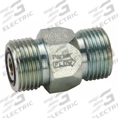 PARKER Hydraulic Check Valve: 5,000 psi, 30 gpm, 1 3/16 in, SAE O-Ring Face Seal (MPN DT-750-MSMS-5). Key specifications — Body Material: Steel; Outlet Connection Type: SAE O-Ring Face Seal; Brand: PARKER; Inlet Connection Type: SAE O-Ring Face Seal.