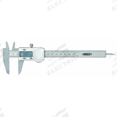 INSIZE 4-Way Plastic Digital Caliper: 0 in to 6 in /0 mm to 150 mm, Inch/Metric - Digital Calipers without SPC Output for General Use