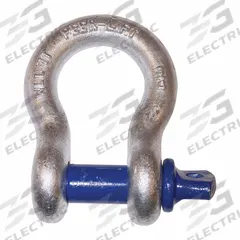 PEER-LIFT Anchor Shackle: Anchor Shackle, 1,500 lb Working Load Limit, 1/4 in Compatible Sling Wd (MPN 8058203). Key specifications — Body Color: Silver; Brand: PEER-LIFT.