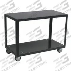 JAMCO Work Table: Fixed Ht, Steel, 30 in x 18 in, 800 lb Overall Load Capacity (MPN FW130U405BL). Key specifications — Sub-brand: Jamco; Unit Type: Not Expandable or Modular; For Environment: Industrial; Assembly: Fully Assembled; Wheel Material: Urethane; Frame Material Finish: Powder Coated; Mobility: Casters; Height Adjustability: Fixed Height.