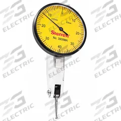 STARRETT Horizontal Dial Test Indicator: 0 mm to 0.8 mm, Horizontal, Metric, 0.01 mm (MPN 3909MA). Key specifications — attr1184166: 9.5 mm Clamp; attr1200917: Horizontal Dial Test Indicator; attr1184127: 3909MA; attr1184167: STARRETT; attr1184108: 0.01 mm.