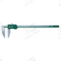 INSIZE Nib Jaw Digital Caliper: 0 in to 12 in /0 mm to 300 mm, Cabled/Wireless, Nib-Style (MPN 1522-127). Key specifications — attr1184461: +/- 0.0016 in; attr1184462: 0.0005 in/0.01 mm; attr1184471: Outside; attr1184472: Nib-Style; attr1184496: INSIZE.