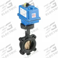 MILWAUKEE VALVE Butterfly Valve: For Gas/Oil/Water Media, Ductile Iron, 115V AC, 3 in Pipe Size, Lug (MPN GLC33E 3). Key specifications — Input Control Signal: 4-20 mA; Brand: MILWAUKEE VALVE; Disc Material: Bronze.