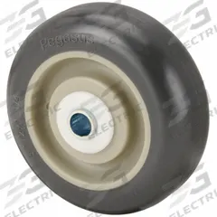 APPROVED VENDOR Caster Wheel: 3 1/2 in Wheel Dia., 1 1/4 in Wheel Wd, Polyurethane, Plastic, Std (MPN P-UP-035X013/050D-AM). Key specifications — Brand: APPROVED VENDOR; Wheel/Tread Color: Gray.