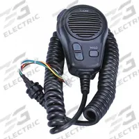 ICOM Speaker Microphone: Fits Icom, For M424G Series, 17 in Cord, Push To Talk, Waterproof, IPX7 (MPN HM196B). Key specifications — Compatible Radio Series: M424G; Color: Black; Radio Connector Type: Molex; Brand: ICOM; Manufacturer Part Number: HM196B; Push To Talk: Yes.