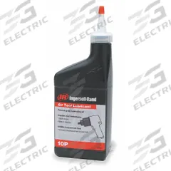 INGERSOLL RAND Air Tool Oil: Conventional Oil, 0°F Min. Op Temp., 250°F Max. Op Temp., Bottle (MPN 50P). Key specifications — attr1321222: Conventional Oil; attr1321226: 50W; attr1321227: 75; attr1321244: INGERSOLL RAND; attr1321245: Bottle.