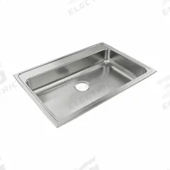 JUST MANUFACTURING Bowl Drop-In Sink: 31 in Overall Lg, 21 1/4 in Overall Wd, 6 in Bowl Dp, 1 Bowls (MPN SLADA2131A604-J). Key specifications — Brand: JUST MANUFACTURING; Color Family: Silver/Gray.
