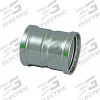 VIEGA PROPRESS Crimp Coupling Fitting: 3 in CTS x 3 in CTS Size, Straight, Press-fit x Press-fit (MPN 80300). Key specifications — Brand: VIEGA PROPRESS.