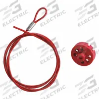 BRADY Cable Lockout: Twist Lock, Includes Cable, Steel, 4.9 ft Cable Lg, Red, Cable Included, 122253. Key specifications — Body Material: Polypropylene; Includes Cable: Yes; Cable Color: Clear; Cable Material: Steel; Cable Material Finish: PVC; Brand: BRADY; Includes Cable_Table: Cable Included.