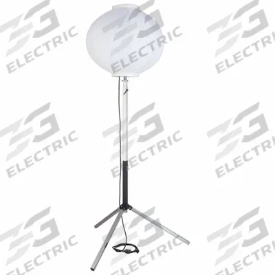 SOUTHWIRE Balloon Light: LED, 24,000 lm Max Brightness, 9 ft Max Ht, 120V AC - Corded Tripod Balloon Lights