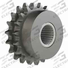 BREWER MACHINE & GEAR Idler Sprocket: For 50 Chain Size, Steel, 17 Teeth, 3.72 in Outside Dia. (MPN D50B17F). Key specifications — Bearing Type: Needle Roller; Brand: BREWER MACHINE & GEAR; Bore System of Measurement: Inch.