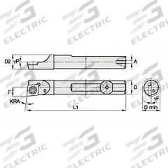 WIDIA Indexable Boring Bar: CSBI187255R (MPN 2832553). Key specifications — attr257292: CSBI187255R.