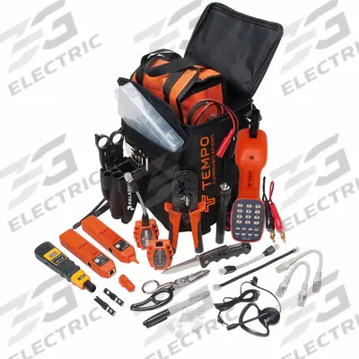 PALADIN Technician Installation Tool Kit: 115 Total Pcs, Tool Bag - Communications Tool Sets